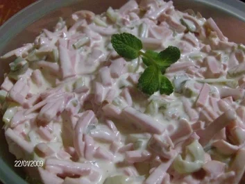 Rezept: Fleischsalat aus der Oberpfalz Fleischsalat aus der Oberpfalz - Rezept