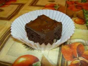 Kekse  -  Schokoladenwürfel (Brownies) - Rezept - Bild Nr. 3