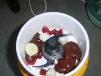 Geflügelleber-Parfait mit Karotte und Zwiebel - Rezept