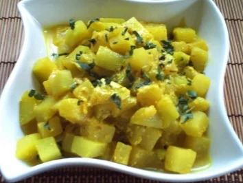 Kohlrabigemüse, Kaschmir-Art - indisch - Rezept