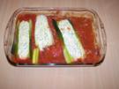 Gefüllter Lauch mit Tomatensoße - Rezept