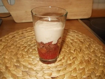 Rezept: Pflaumengeschnetzeltes unter Pflaumen-Joghurtmus Bild Nr. 6 Pflaumengeschnetzeltes unter Pflaumen-Joghurtmus - Rezept - Bild Nr. 6