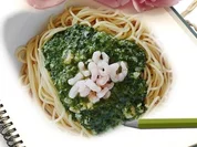 Spagehtti mit Scampi und Spinat - Rezept - Bild Nr. 1181