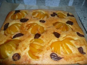 Pfirsichschnitten mit Nutella - Rezept