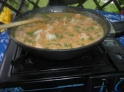 Riesengarnelen in Knoblauchsahne - Rezept