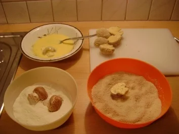 Champignons gebacken - Rezept