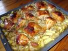 Hähnchen im Maisbett - Rezept