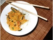 Garnelen-Gurken-Curry - Rezept