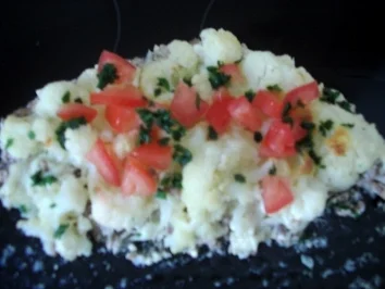 Gratinierte Blumenkohltorte - Rezept