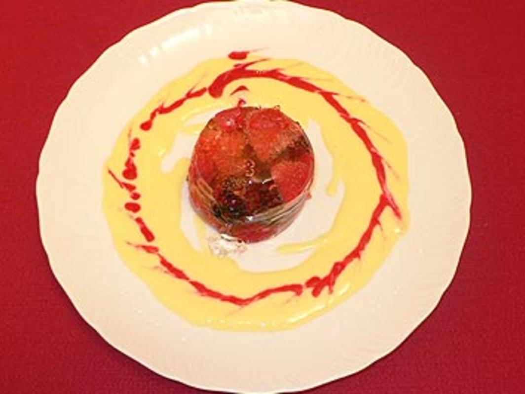 Früchte in Gelee mit Holunderlikör und Prosecco - einfach - von Das ...