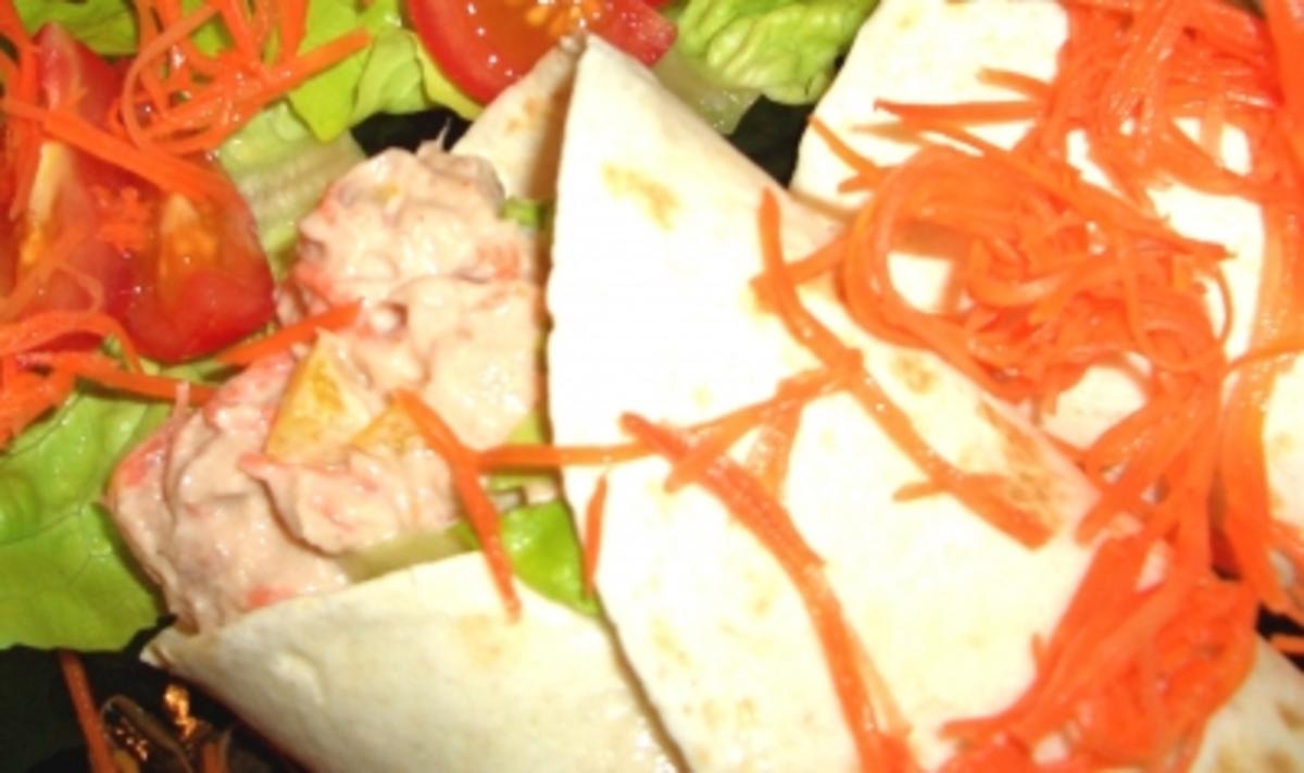 Wrap mit Thunfisch-Paprika-Karottencreme - Rezept By Daniela1985