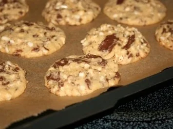 Schokoladen-Mandel-Kekse - Rezept - Bild Nr. 12