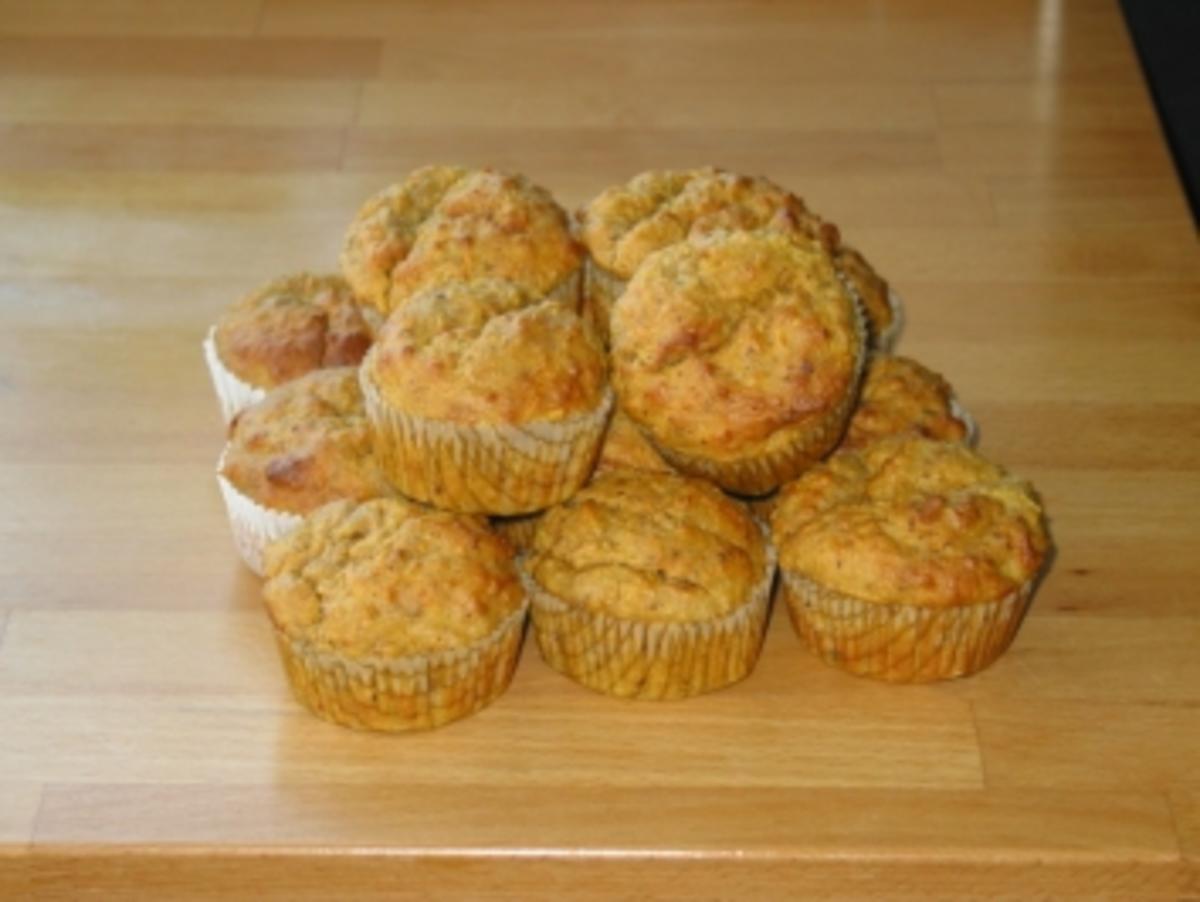 Apfel/Möhren Muffins - Rezept