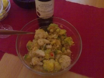 Rezept: Höllische Pfanne von Blumenkohl, Broccoli und Romanesco Höllische Pfanne von Blumenkohl, Broccoli und Romanesco - Rezept