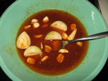 Rezept: Marinierte Hähnchenflügel und Trömmelchen Marinierte Hähnchenflügel und Trömmelchen - Rezept