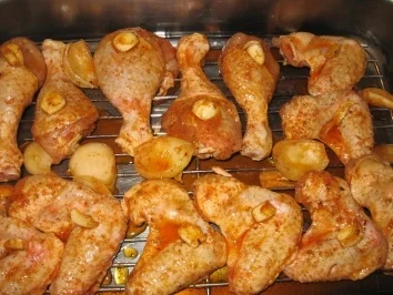 Rezept: Marinierte Hähnchenflügel und Trömmelchen Marinierte Hähnchenflügel und Trömmelchen - Rezept