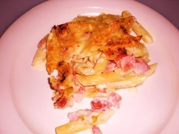 NUDELN: Schinkennudeln überbacken - Rezept - Bild Nr. 2