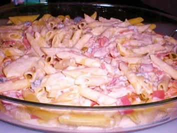 NUDELN: Schinkennudeln überbacken - Rezept - Bild Nr. 4