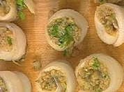 Limandesfilets mit Garnelen gefüllt - Rezept