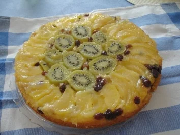 Rezept: upside down - umgedrehter Apfelkuchen upside down - umgedrehter Apfelkuchen - Rezept