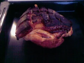 Rezept: Wanda's Schinkenkrustenbraten Wanda's Schinkenkrustenbraten - Rezept