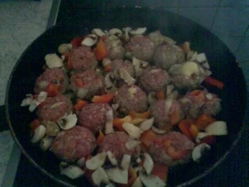 Mozarella-Hackbällchen - Rezept