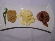 Fasanenbrust auf Champagner-Apfel-Kraut dazu Bandnudeln - Rezept