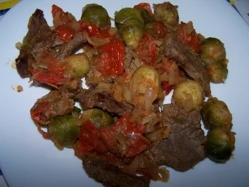 Bunte Rindfleischpfanne - Rezept