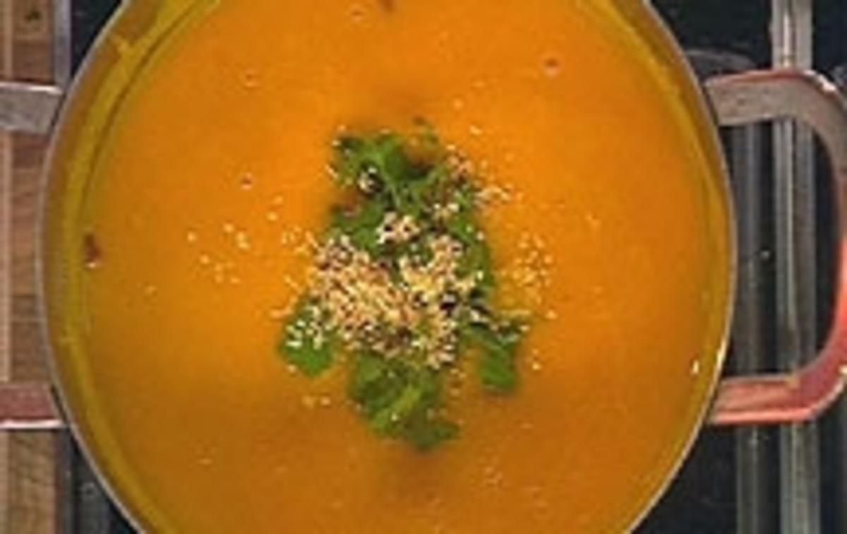 asiatische Kürbiscremesuppe - Rezept mit Bild - kochbar.de