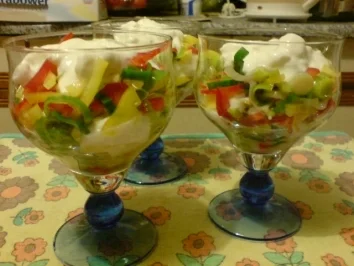 Schichtsalat mit Schafskäse-Creme - Rezept - Bild Nr. 7