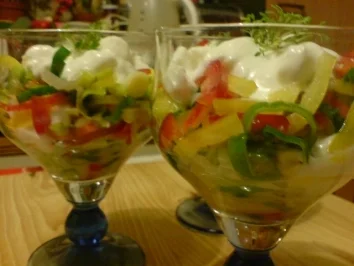 Schichtsalat mit Schafskäse-Creme - Rezept - Bild Nr. 9