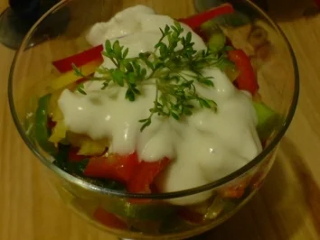 Schichtsalat mit Schafskäse-Creme - Rezept - Bild Nr. 8
