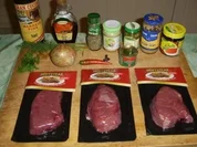 Südamerikanisches Hüftsteak mit Pfeffer - Chili Soße - Rezept