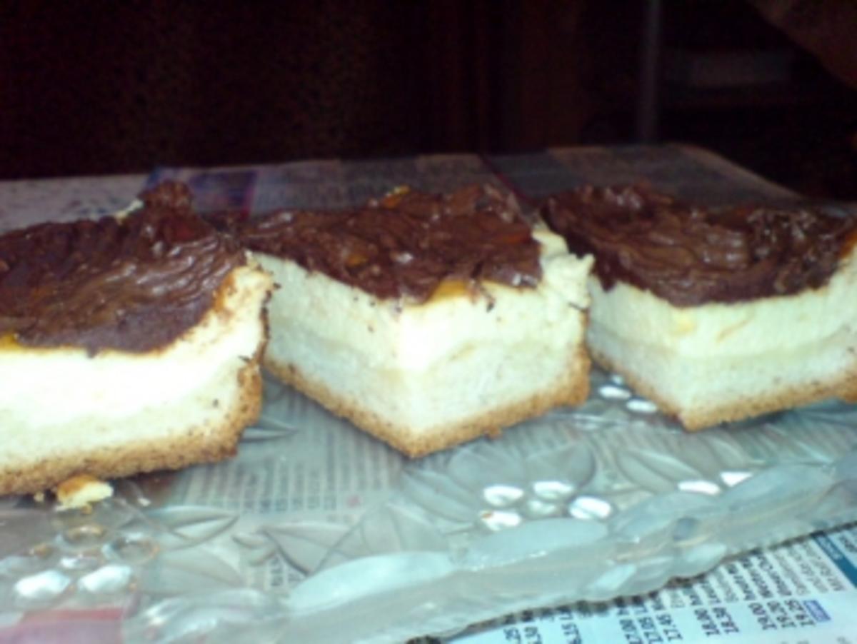 Quarkkuchen mit Schokoladenguss - Rezept - kochbar.de