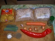 Wurstbrühsuppe mit Fadennudeln - Rezept