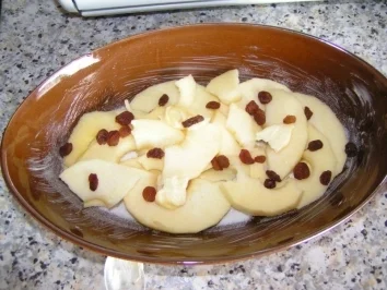 Rezept: Karamelisiertes Apfelomelett Karamelisiertes Apfelomelett - Rezept