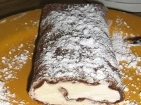 Rezept: Schokorolle mit Vanillesahnefüllung Schokorolle mit Vanillesahnefüllung - Rezept
