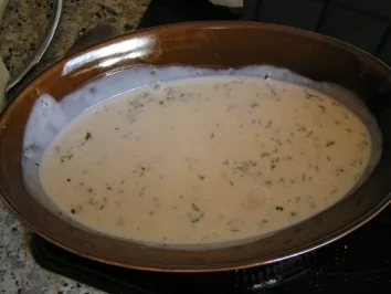 Gefülltes Putenschnitzel mit Champignonreis und buntem Gemüse - Rezept