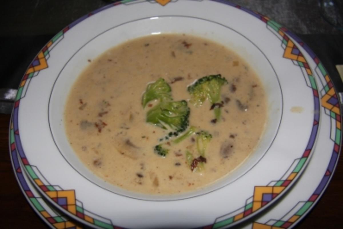 Broccoli-Champignon-Suppe - Rezept
