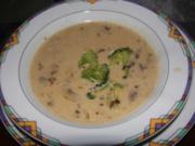 Broccoli-Champignon-Suppe - Rezept