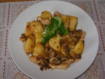 Restepfanne Pute - Rezept