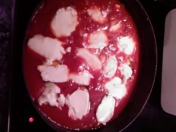 Italienische Tomaten-Mozzarella-Ei-Pfanne - Rezept