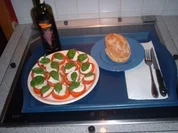 Tomaten mit Mozerella - Rezept