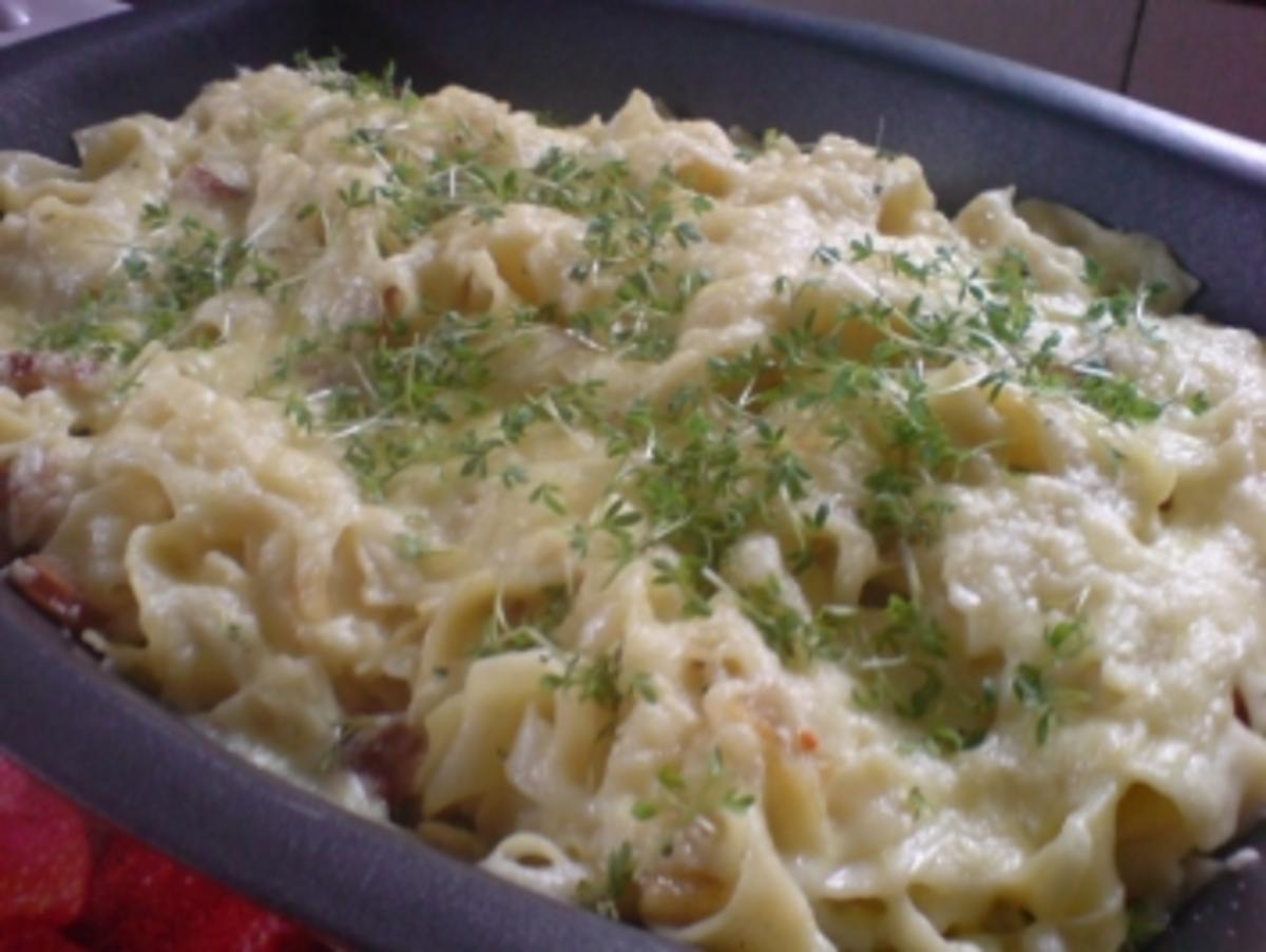 Nudelgratin Einfach zu zubereiten - Rezept mit Bild - kochbar.de