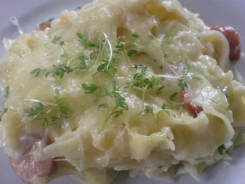 Rezept: Nudelgratin Nudelgratin - Rezept