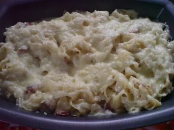 Rezept: Nudelgratin Nudelgratin - Rezept