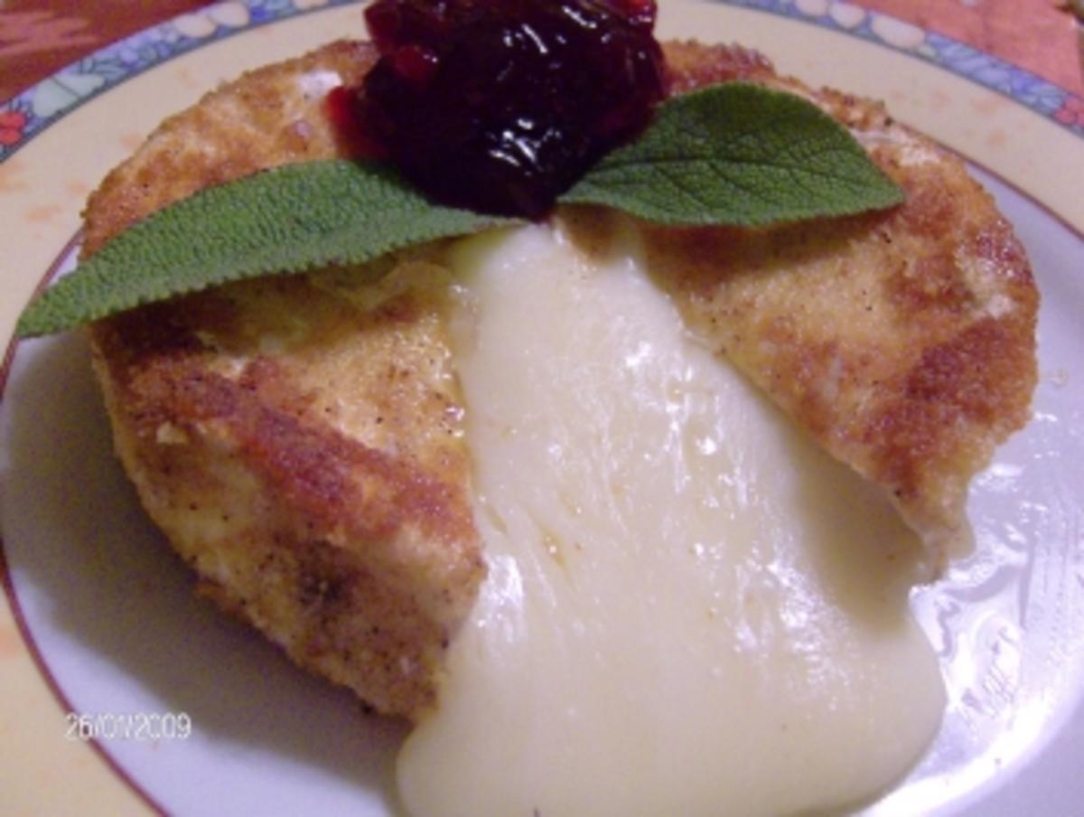 Camembert gebacken - Rezept