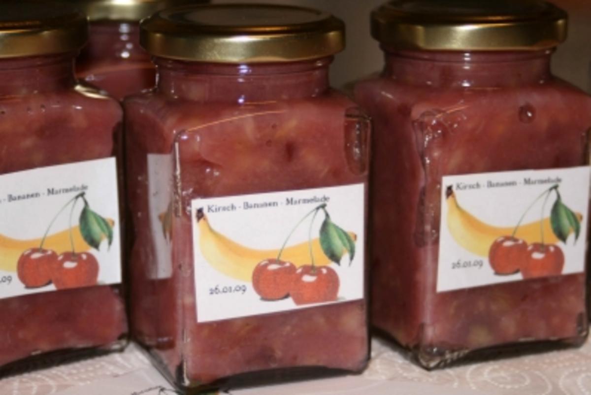 Kirsch Banane Marmelade - Rezept mit Bild - kochbar.de