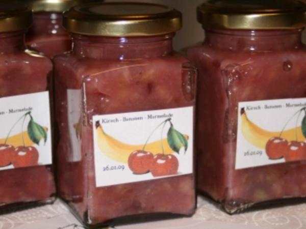 Kirsch Banane Marmelade - Rezept mit Bild - kochbar.de