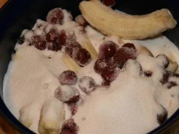 Kirsch Banane Marmelade - Rezept